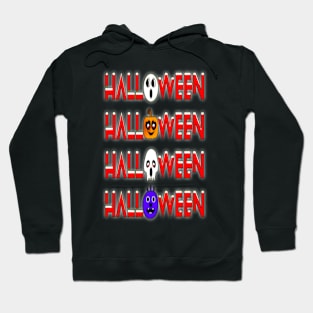 Halloween Fusion: Moon, Pumpkin, Skull & Monster Fun Hoodie